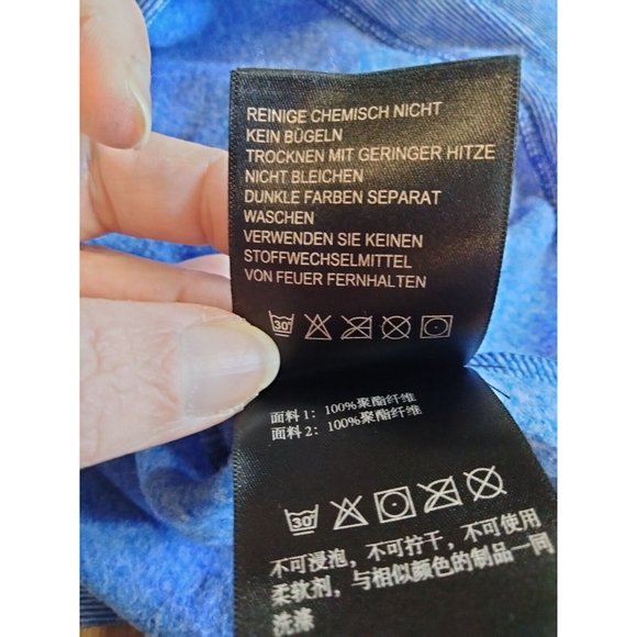 Alblanc blue Pullover with snaps and thumb holes‎ - Picture 8 of 9